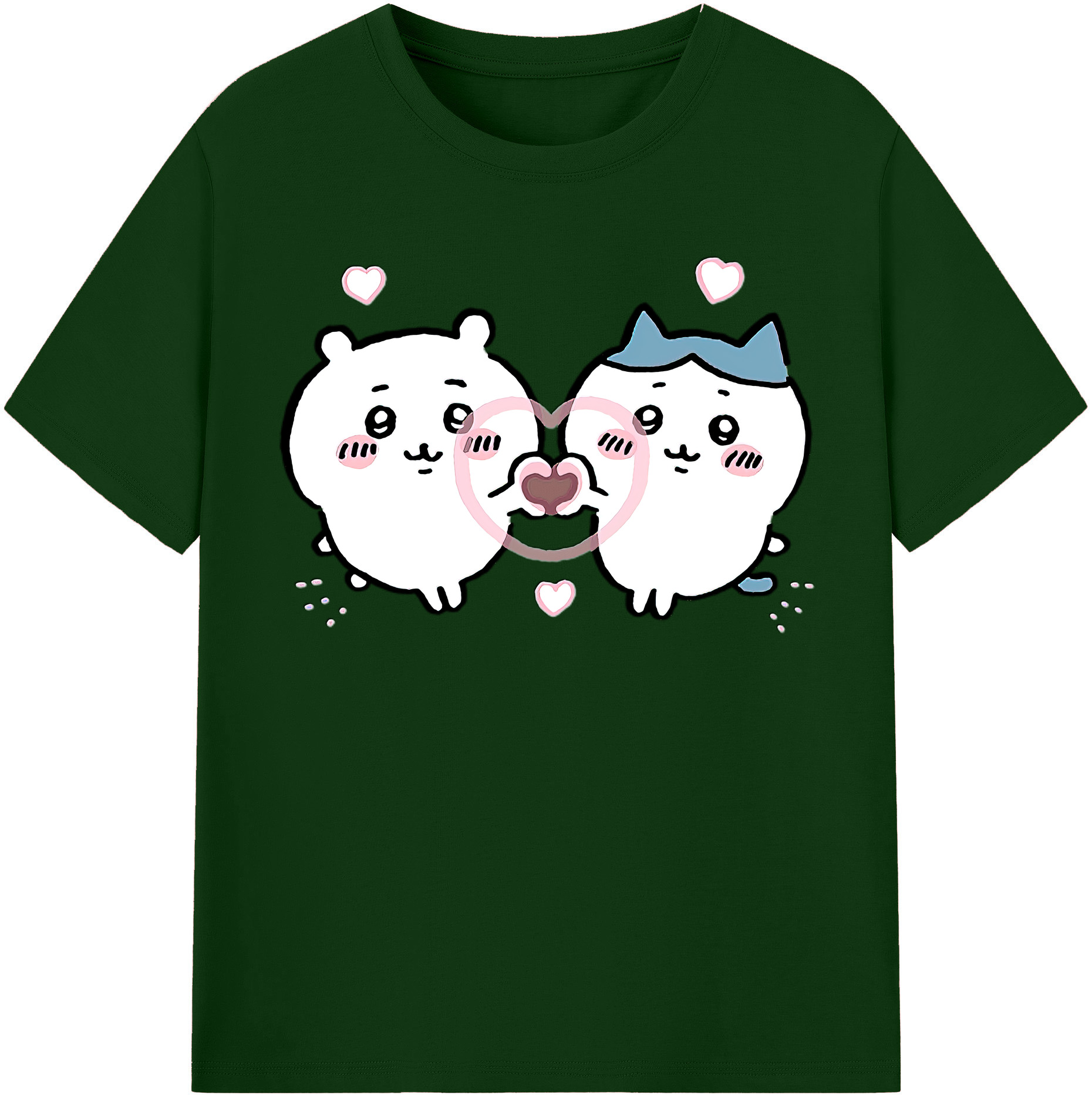 （画像用） ちいかわ ちいかわ Chii-kawa chiikawa 綿100％半袖Tシャツ（フロントプリント）
